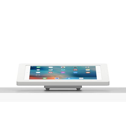 VidaMount White Enclosure and Fixed Tilted 15° Desk/Surface Mount [Bundle] Compatible with iPad Pro 12.9" (1st/2nd Gen) - color: White, size: iPad Pro 12.9" (1st/2nd Gen)