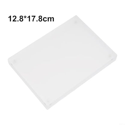 Acrylic Sign Holder, Acrylic Poster Double-Sided Display Stand For Countertops, Acrylic Stands For Display In Offices, Restaurants, And Events(12.8 x 17.8cm) - size: 12.8 x 17.8cm