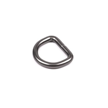 Country Brook Design - Welded D-Rings (3/4 Inch) - color: Gunmetal, size: 25 (Pack of 1)