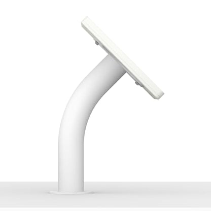 VidaMount White Enclosure and Fixed Neck Wall/Table Surface Mount [Bundle] Compatible with iPad mini 1/2/3 - color: White, size: iPad Mini 1/2/3