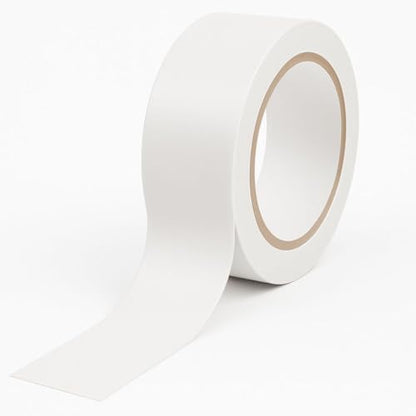 GTSE - White Vinyl PVC Floor Tape 2 inch x 108ft Safety Marking Tape - color: White, size: 2" x 108 ft