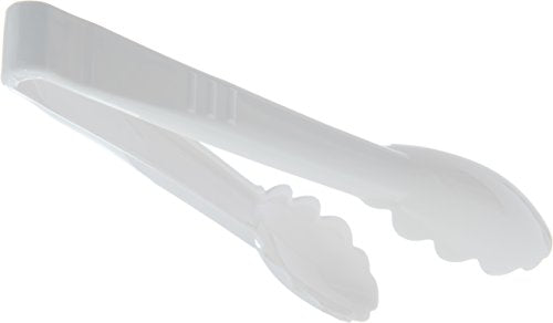 Carlisle FoodService Products 470902 Carly Salad Tong, 9" Utility Tong, White, 1 Pack - color: White, size: 9" Utility Tong, style: 1 Pack