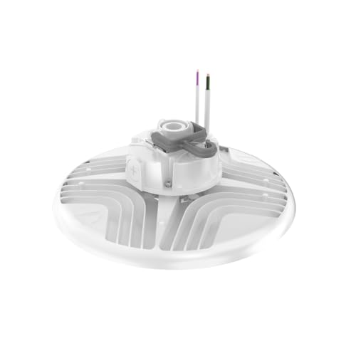 Lithonia Lighting Round High Bay LED Light Adjustable Lumens, 3-in-1 CCT - color: UVOLT White, size: 14.6" x 7.5" | 24,000-30,000 Lumens