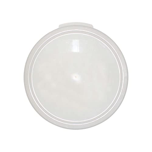 TrueCraftware- 1 Qt. Translucent Round Polypropylene Food Storage Container Lid 1 Piece Replacement Lid for Round Container Meal Prep Kitchen Pantry Commercial Restaurant - color: Lid - Fits 1qt