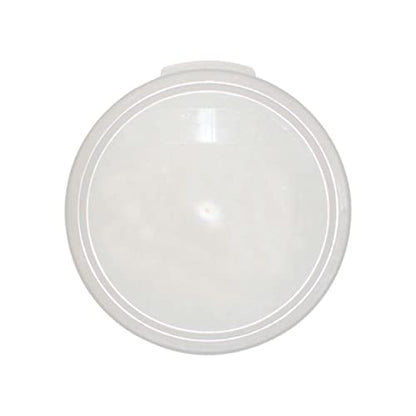 TrueCraftware- Translucent Round Polypropylene Food Storage Container Lid Fits 6 and 8 Qt. Round Containers Replacement Lid for Meal Prep Kitchen Pantry Commercial Restaurant - color: Lid - Fits 6&8qt