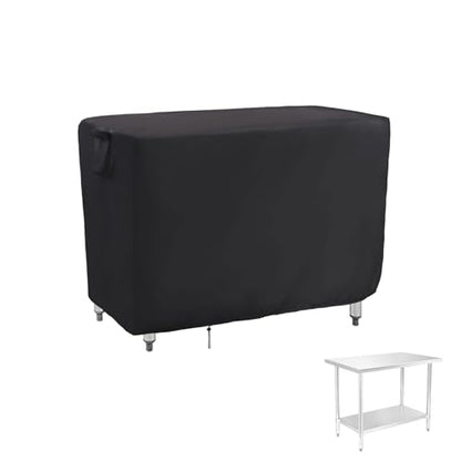 36 Inch Outdoor Prep Table Cover for Stainless Steel Work Table - size: 36" x 24" x 35"