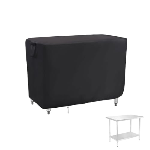 36 Inch Outdoor Prep Table Cover for Stainless Steel Work Table - size: 36" x 24" x 35"