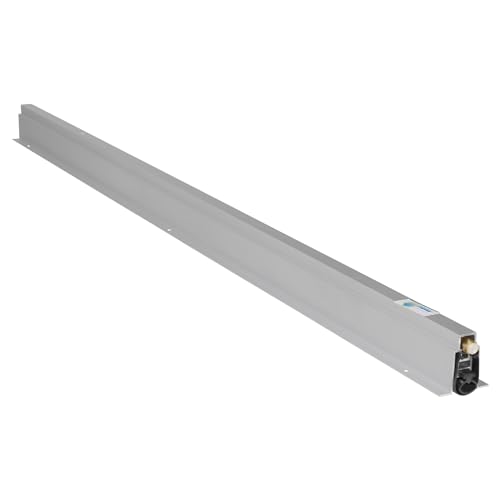 Automatic Door Bottom - Under Door Seal with Double Neoprene Bulb Seal - 1" Drop - 36" Mortised Automatic Door Sweep.