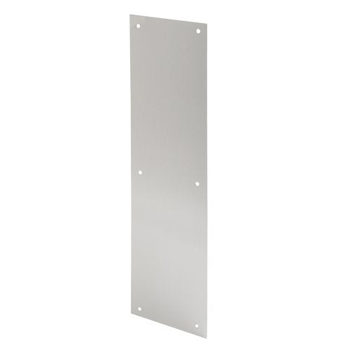 Prime-Line J 4720 Door Push Plate, 3-1/2 x 15 In. Stainless Steel (Single Pack)
