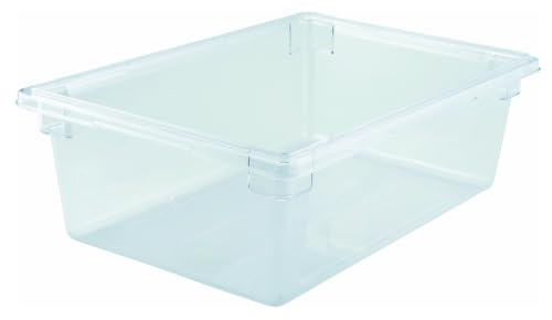 Winco 18" x 26" Clear Food Storage Box - size: 18" x 26", style: 9" Deep