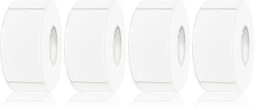 Removable Freezer Labels, Date Label 1x2 Inch Food Storage Stickers, Waterproof Oil Resistant Easy Clean Leaves no Residue 300 Total Per Roll,2 Rolls (Pack of 2) - color: White, size: 1×2 inch-2 rolls (Pack of 2)