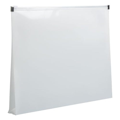 JAM PAPER Plastic Envelopes with Zip Closure - Letter Booklet - 9 3/4 x 13 - White - 3/Pack - color: White, size: Letter Size - 3 Pack