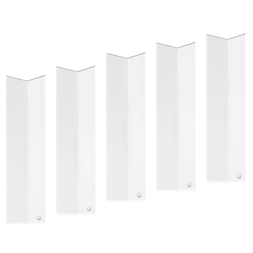 Prime-Line Vinyl Perforated Corner Shield, 1-1/8 x 48, Clear (5 Pack)