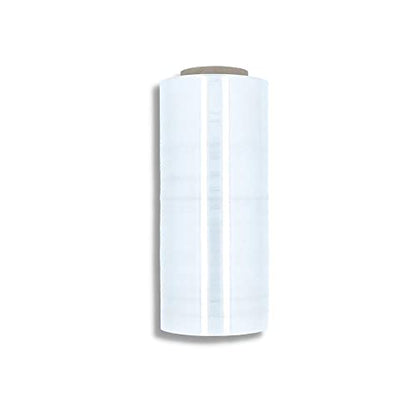 PSBM Machine Stretch Wrap, 1 Roll 10 Inch x 6000 Feet 80 Gauge Heavy Duty Clear Plastic Wrap Industrial Strength Shrink Film for Moving, Packing & Shipping