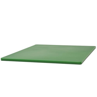 Winco 15" x 20" Green Heavy-Duty Plastic Cutting Board (Set of 6) - color: Green, size: 15" x 20" x 1/2"