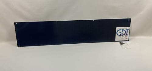Don-Jo GDI Hardware - Metal Aluminum Kick Plate - 3/64-inch Thick - Choose The Height and Width for Your Door (Black, 6'' X 34''), 90-KP - color: Black, size: 6" X 34"