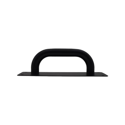 Pull and Push Plate Door Handle, Stainess Steel Door Handle Pull Plate,Black Door Pull Plate with Handle for Barn Sliding Commercial Wooden Composite Fire Door,7.87 * 2.56''2 PCS - size: 200*65mm/7.87*2.56'' Black