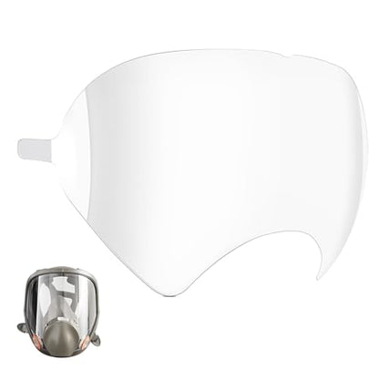 60 Pack Peel Off Lens Covers for 3M Full Face Respirators 6800 6900 6000