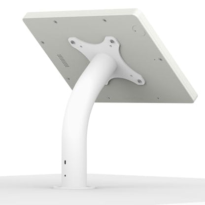 VidaMount White Enclosure and Fixed Neck Wall/Table Surface Mount [Bundle] Compatible with iPad 9.7 (5th / 6th Gen), Pro 9.7", Air 1/2 - color: White, size: iPad 9.7 (5th / 6th Gen), Pro 9.7", Air 1/2