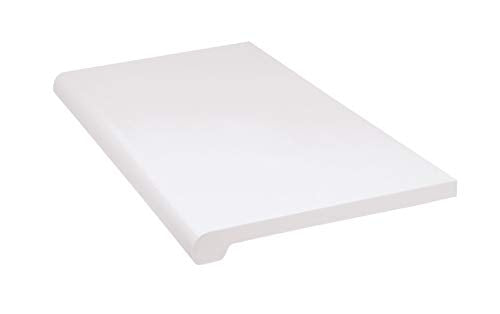 SSWBasics Injection Molded Bullnose White Shelf Board