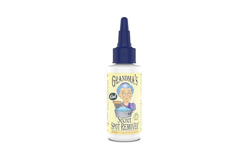 Grandma's Secret Spot Remover Gel - On-the-Go Travel Size Fabric Stain Remover for Clothes - Chlorine, Bleach and Toxin-Free - Removes Oil, Paint, Blood and Pet Stains - 2 Ounce - size: 2.00 Fl Oz (Pack of 1), style: Spot Remover