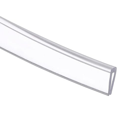 uxcell Clear Edge Trim 9.8Ft U Channel Edges Guards Fits 1/32"-3/32" - size: 9.8Ft x 3/16" x 3/8", Fits 1/32"-3/32"