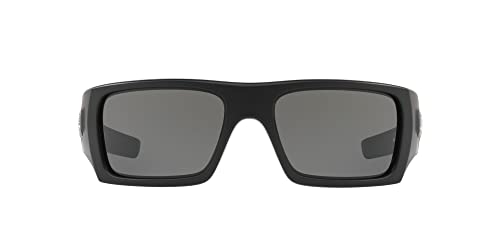 Oakley mens Oo9253 Det Cord Rectangular Sunglasses - color: Si Matte Black/Usa Icon