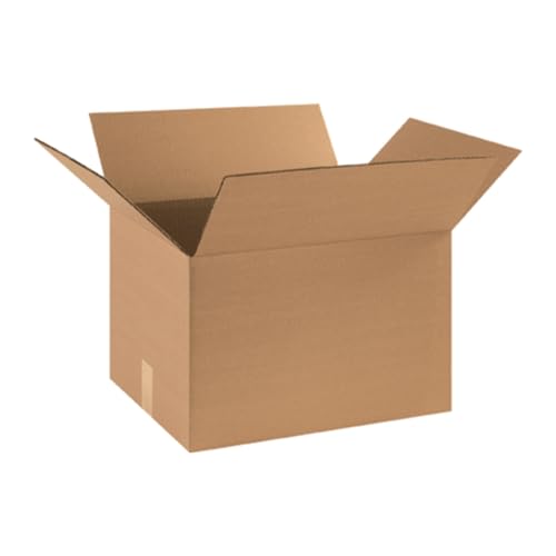 BOX USA Moving Boxes 18"L x 14"W x 12"H (10-Pack) Medium + Packaging Tape - Shipping, Mailing, Packing, Packaging and Storage - style: Med 10-Pk w/Tape Dispenser 18x14x12"