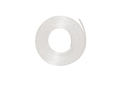 Fire/Smoke Self Adhesive Silicone Door Gasketing (5884S) in white, (3/8" W x 3/16" H x 25' L) - color: Clear, size: 25 ft.