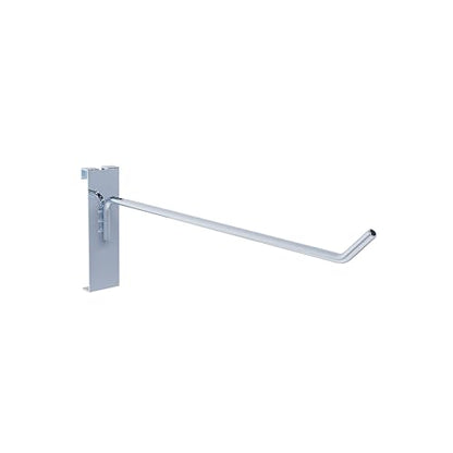 8 Inch, 25 Pcs, Gridwall Hooks, Metal Display Hangers - color: Chrome, size: 8 Inch
