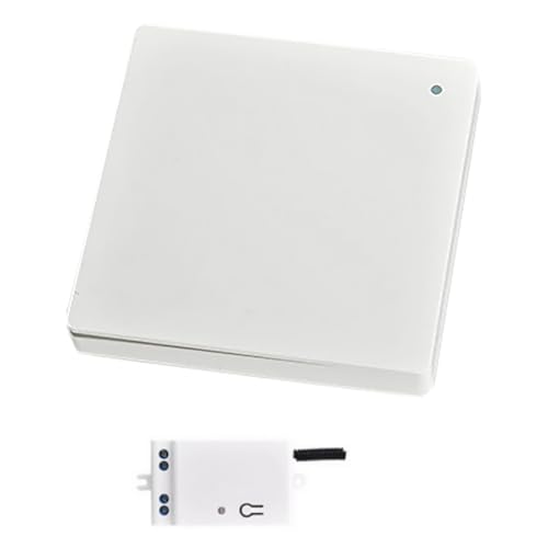Wireless Controller Switch & Receiver Module Kit Max 100M Open Space IP54 Waterproof for Light Doors