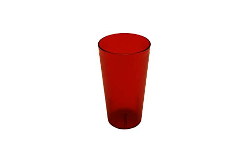 GET 32 oz Red Plastic Tumbler (Set of 4) - color: Red, size: 32 Ounces, style: 32 ounces