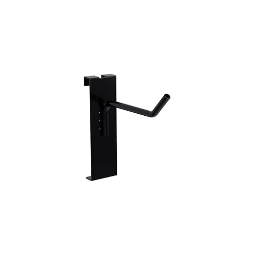 2" Gridwall Hook Black 25 Pack Grid Wall Panel Hooks - color: Black, size: 2 Inch