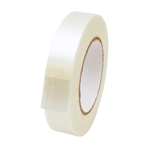 JVCC Industrial Grade Filament Strapping Tape, 1 in. x 60 yds. (Natural)