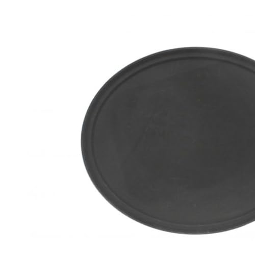 TrueCraftware- 22" x 27" Oval Serving Tray Fiberglass Black Set of 2- Oval Tray Non Slip Surface Plastic Food Meals Server Tray with Raised Edges for Home Kitchen Restaurant Cafeteria Bar Hotel - color: Black, size: 22" x 27" Oval