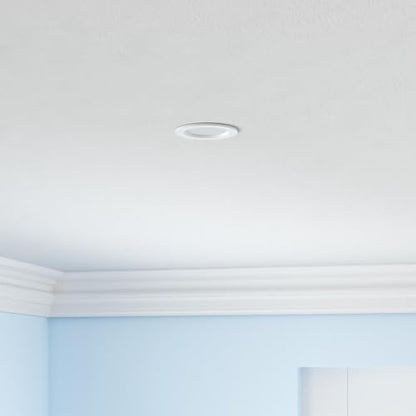 3 Inch LED Recessed Lighting, Dimmable Downlight 5W (40W Halogen Equivalent), CRI 80, 3000K Warm White, Ceiling Light with LED Driver (10 Pack) - color: 3000k (Warm White), size: White-3Inch-10Pack