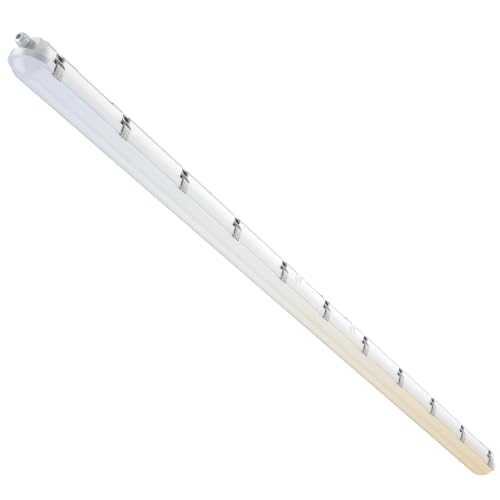 8FT Vapor Tight LED Fixture, 100W/90W/80W/70W 13000LM LED Vapor Proof Light Fixture 6000K/5000K/4000K/3500K/3000K,100-277V, ETL Listed, IP65 Waterproof Shop Lights for Garage, Warehouse, Workshop - size: 8FT-1PACK