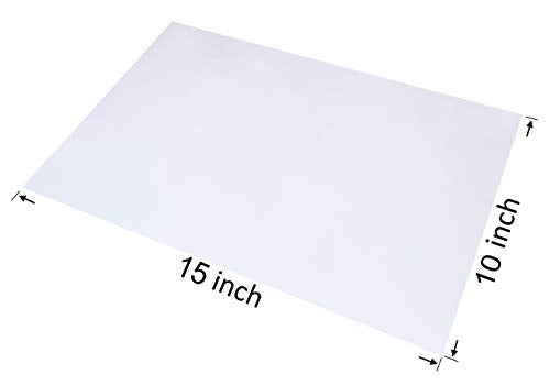 Wowfit 100 CT 10x15 1.1 Mil Clear Plastic Bags, Flat Open Poly for Bread - size: 10"x15"-100pcs