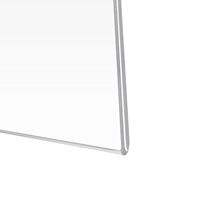 PecMuikee Acrylic Sign Holder 8.5x11 Horizontal, Wall Mount Acrylic Sign Holder and Plastic Paper Display Ad Frame bonus with 3M Tape and Mounting Screws for Restaurants, Office, Store, 20 Pcs