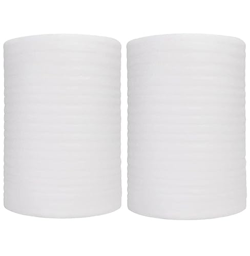 12"x 140'Foam Wrap Rolls for Moving Packing Foam Roll Packing Materials Shipping Packing Moving Supplies, Thick Cushion packaging wraps for Protect Glasses,Fragile Items,Dishes (2 PACK-30 * 25M) - size: 2 PACK-30*25M