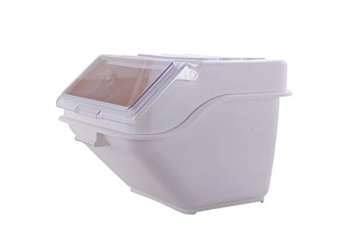 CMI Commercial ProSave Shelf-Storage Food Ingredient Bin with Scoop,Food Storage 100-Cup 4.4Gal/17.6Qt,Storage for Dogs Food, Flour, Long Term Storage Products for Home, Restaurant, Kitchen