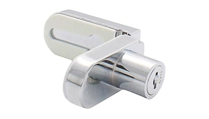 CRL Chrome No-Drill Showcase Lock - Keyed Alike
