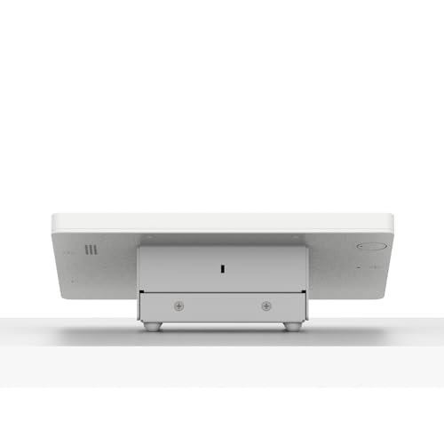 VidaMount White Enclosure and Fixed Tilted 15° Desk/Surface Mount [Bundle] Compatible with iPad 2/3/4 - color: White, size: iPad 2/3/4