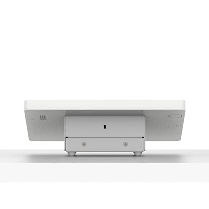 VidaMount White Enclosure and Fixed Tilted 15° Desk/Surface Mount [Bundle] Compatible with iPad 2/3/4 - color: White, size: iPad 2/3/4