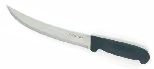 Columbia Cutlery 12 Piece Knife Set for Commercial Kitchens - Assorted Chef, Bread, Slicer, Boning, Butcher, Cimiters - Professional Restaurant Knives