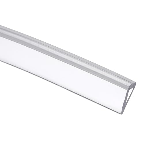 uxcell Clear Edge Trim 9.8Ft Silicone U Channel Edges Guards Fit 3/32"-1/8" - size: 9.8Ft x 9/32" x 1/2", Fits 3/32"-1/8"