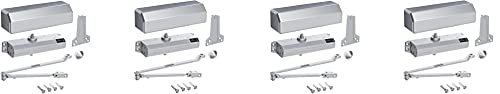 Hager - 5300M16ALM 5300 Series Aluminum Grade 1 Heavy Duty Surface Door Closer, Multi-Mount, 1–6 Adjustable Spring Size, Sprayed Aluminum Finish (4)