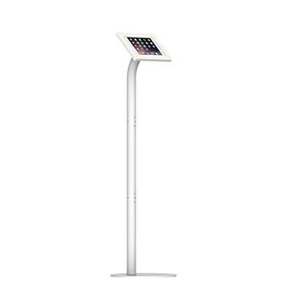VidaMount White Enclosure and Floor Stand [Bundle] Compatible with iPad mini 4 & 5 - color: White, size: iPad Mini 4 & 5