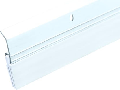 White Heavy Duty Triple Seal Door Sweep USA Made (3 FT Long)