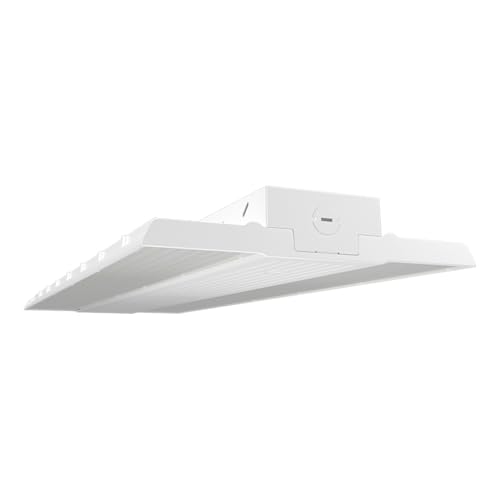 RAB RBAY17L LED Linear High Bay, 260/320/400W, 35/40/50K, Compact Design, Adjustable Power and Color Temperature, 120-277V, Includes Chain and V-Hook for Mount